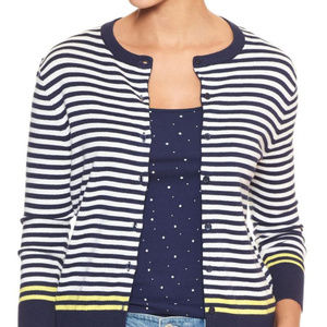 Woman Contrast Stripe Cardigan - GAP - NEW